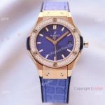 Swiss Quality Copy Hublot Classic Fusion Citizen 8215 Rose Gold Diamond Bezel